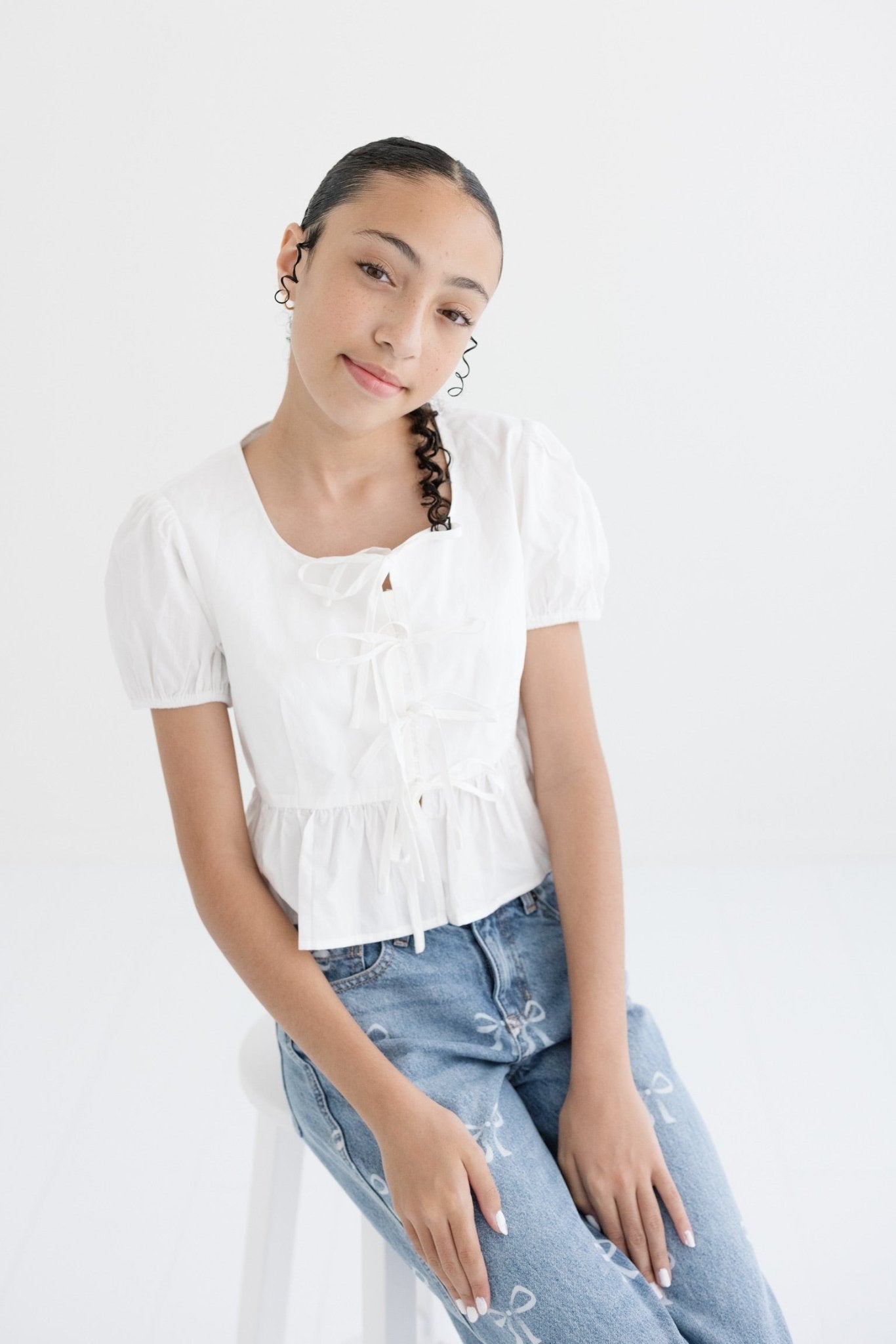 Wells Peplum Top Jr - CAKEWISH