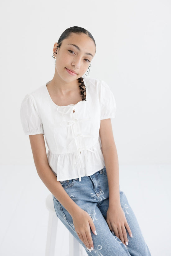 Wells Peplum Top Jr - CAKEWISH