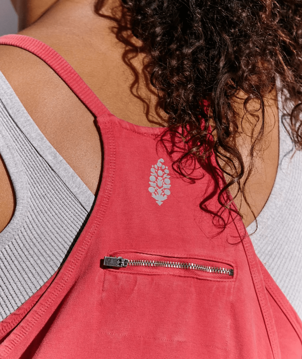 Scoop neckline with thin shoulder straps on the Women’s Hot Shot Mini Dress by FP Movement - CAKEWISH.