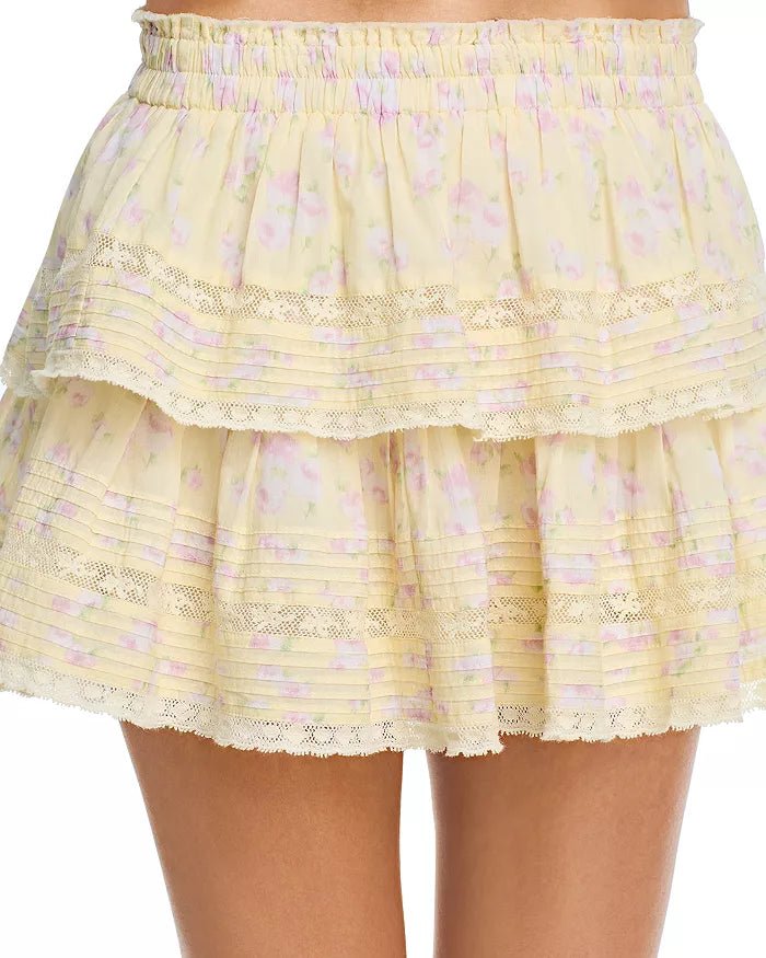 Women’s Cotton Ruffle Mini Skirt - CAKEWISH