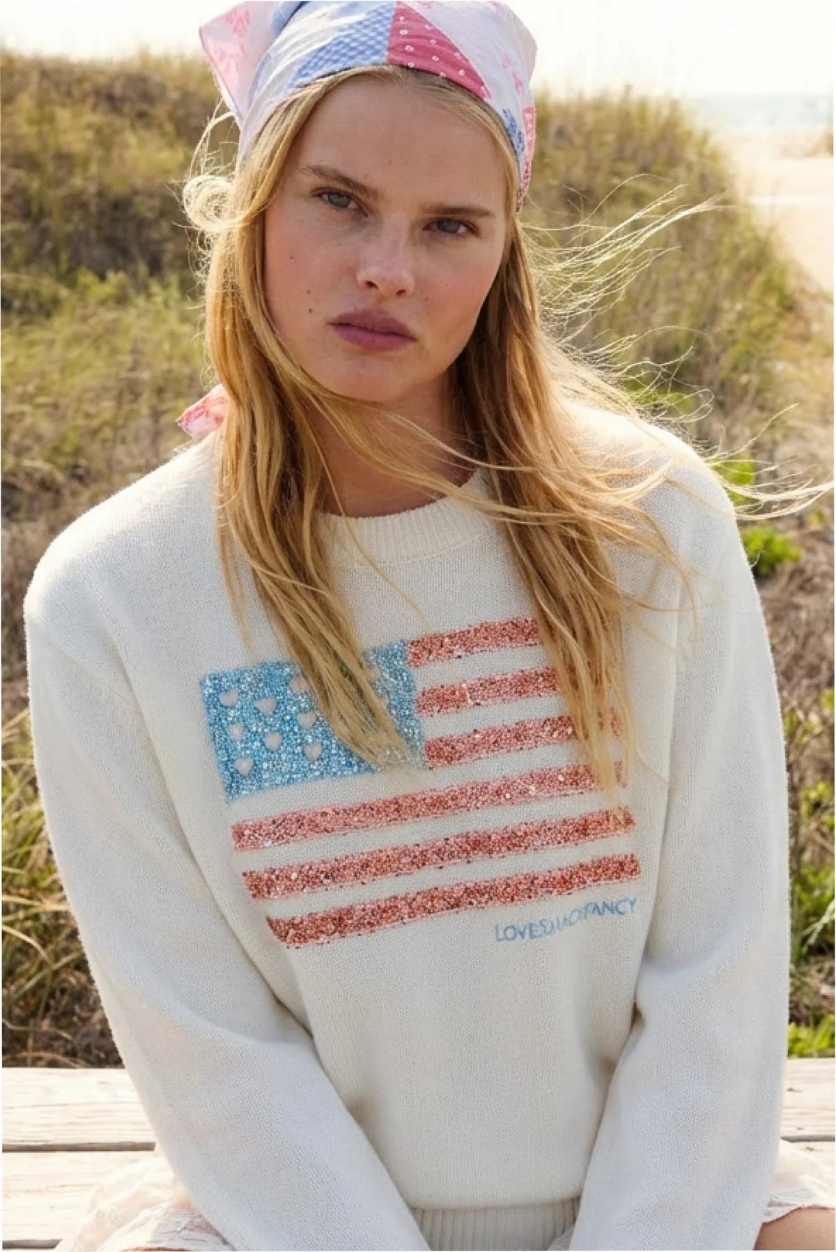 Women’s Flag Ty Pullover - CAKEWISH