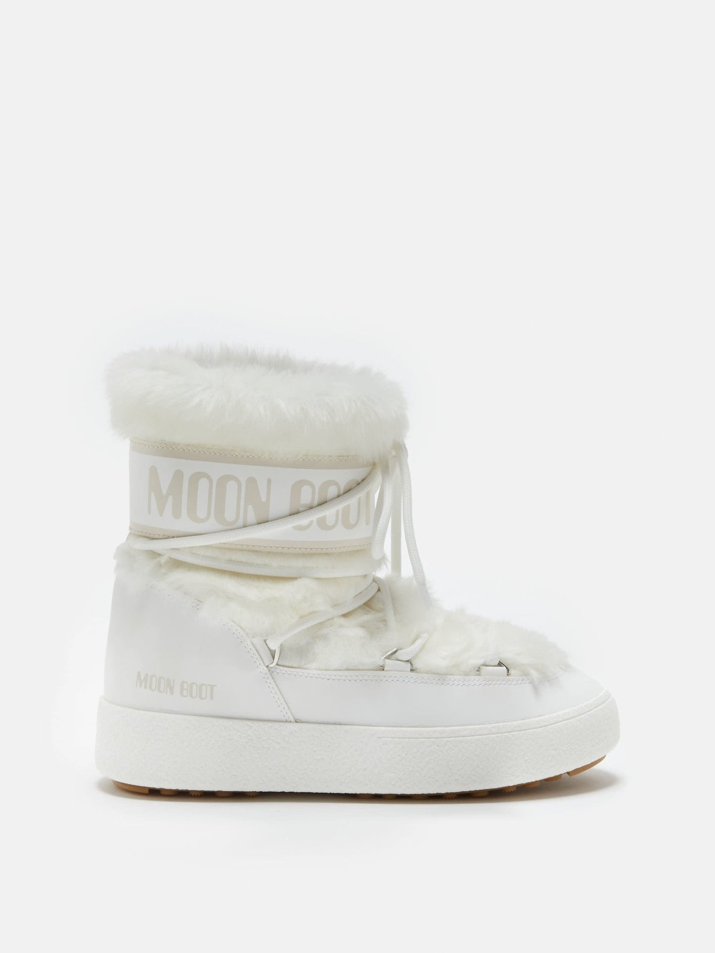 Women’s Icon Low Faux Fur - White - CAKEWISH