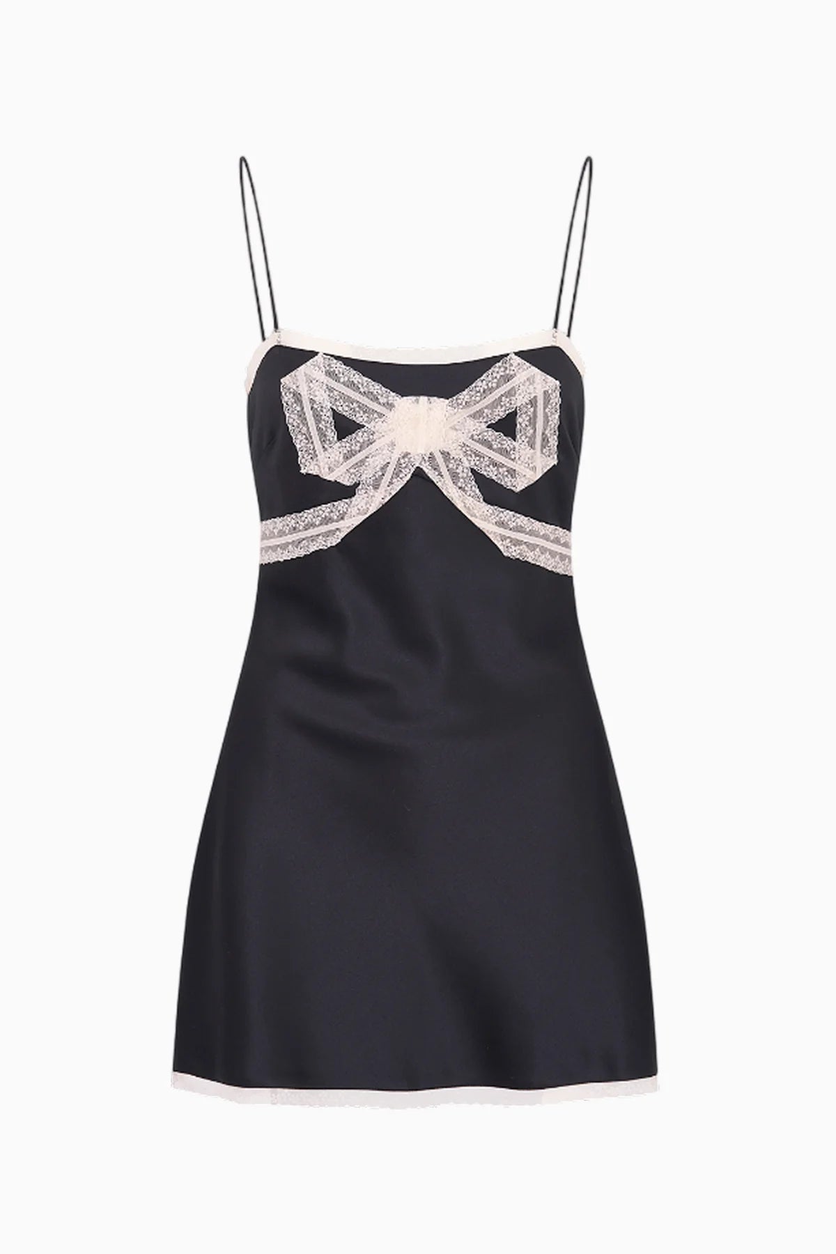 Women’s Mirelis Lace Bow Crepe Mini Dress - CAKEWISH