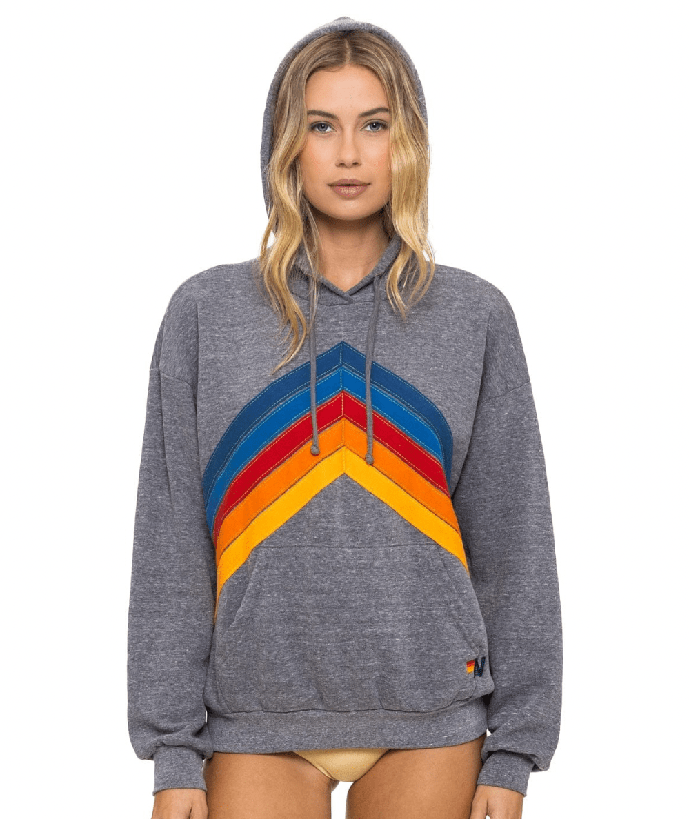 Women’s Mountain Stitch Chevron Relaxed Hoodie - CAKEWISH