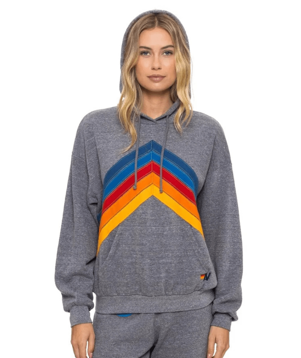Women’s Mountain Stitch Chevron Relaxed Hoodie - CAKEWISH