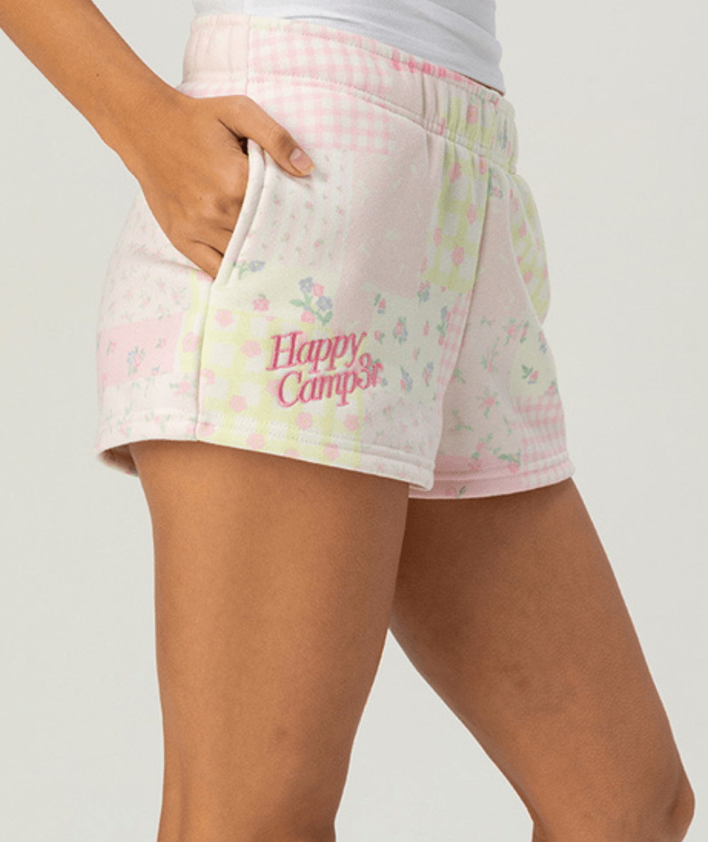 Women’s Pink Patchwork Ellie Shorts - CAKEWISH