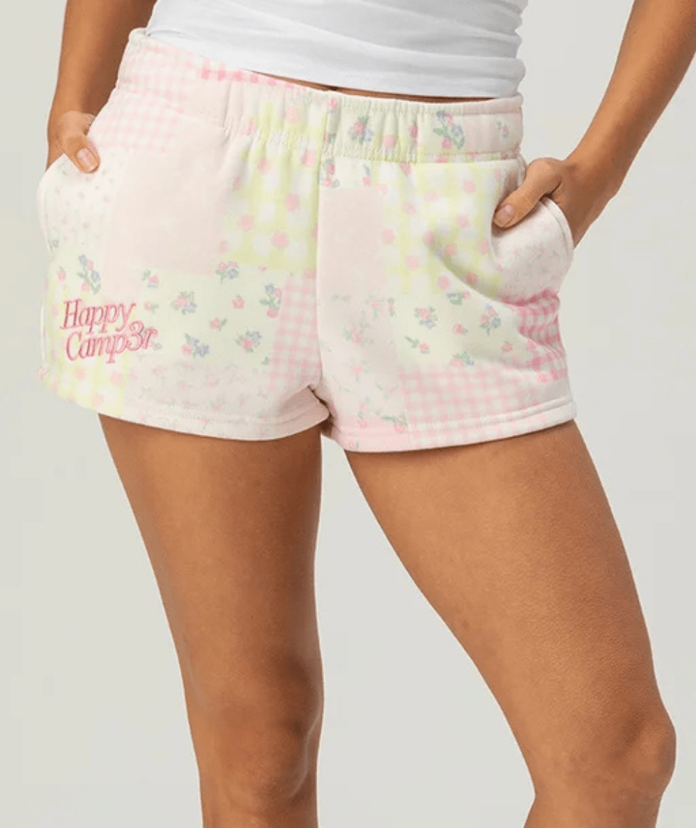 Women’s Pink Patchwork Ellie Shorts - CAKEWISH