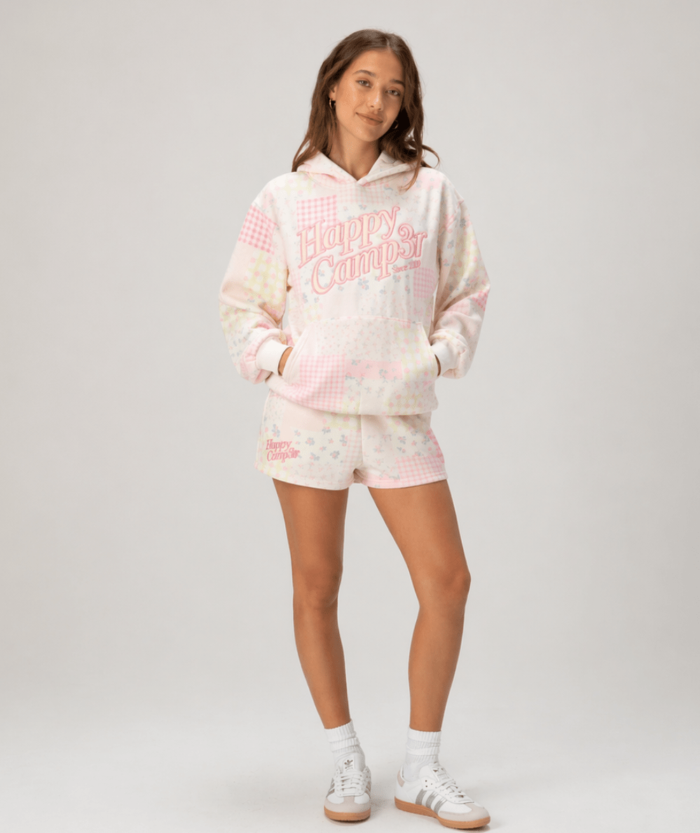 Women’s Pink Patchwork Ellie Shorts - CAKEWISH