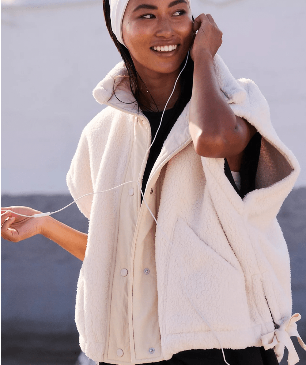 Model wearing the FP Movement Women’s Scout It Out Vest - CAKEWISH