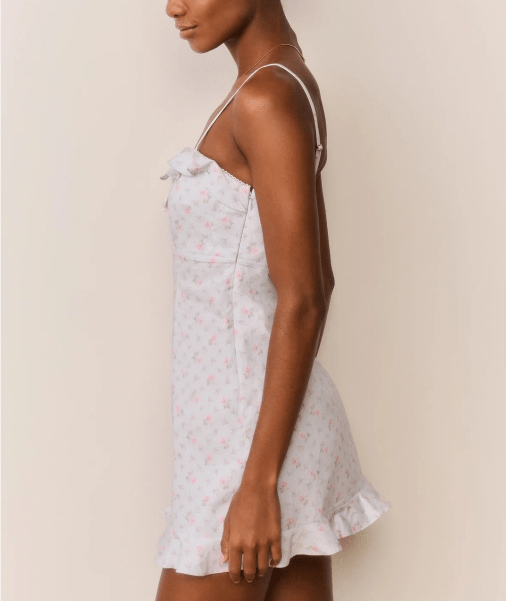 Women’s Stephania Floral Cotton Mini Dress - CAKEWISH