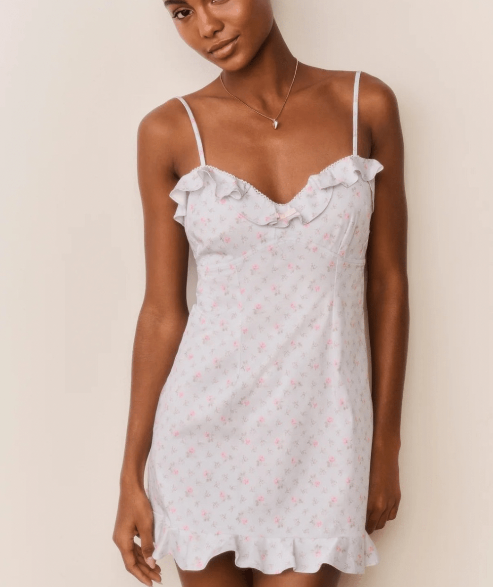 Women’s Stephania Floral Cotton Mini Dress - CAKEWISH