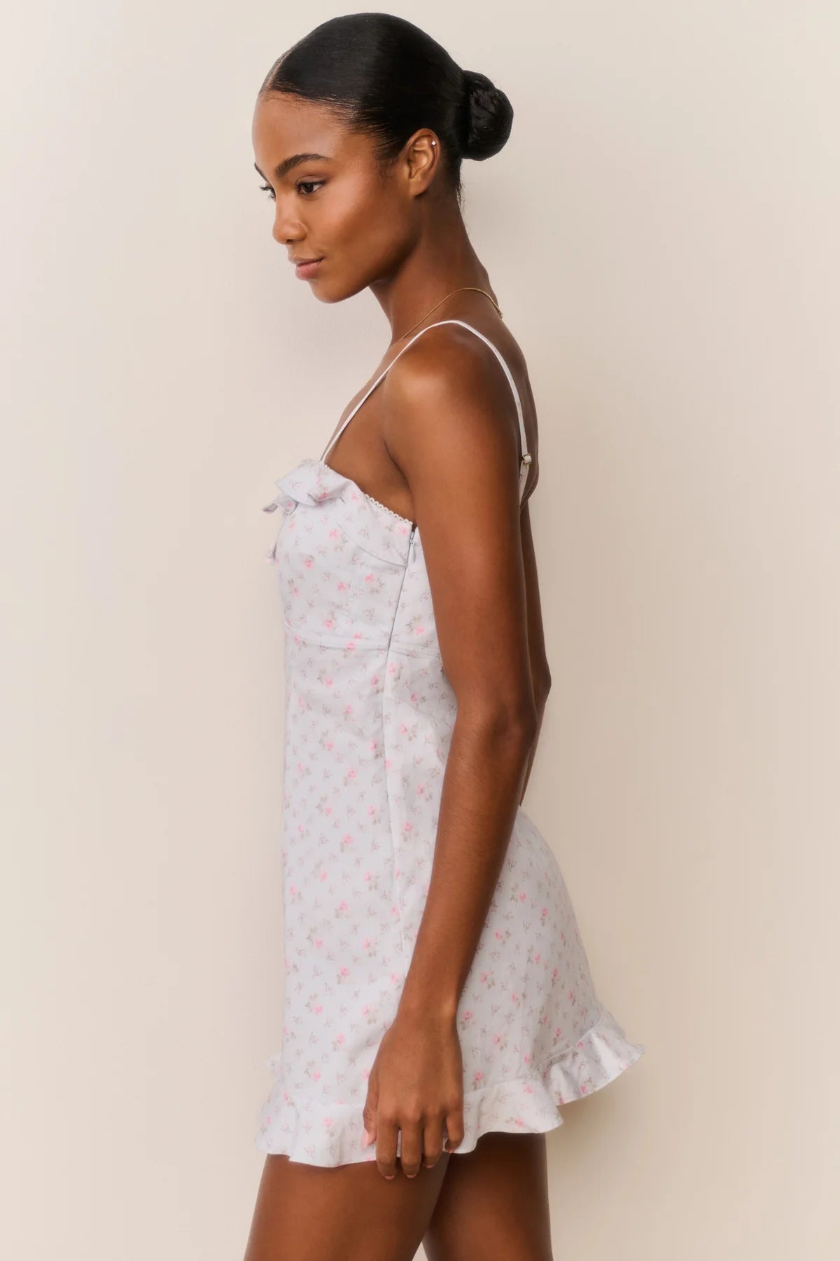 Women’s Stephania Floral Cotton Mini Dress - CAKEWISH