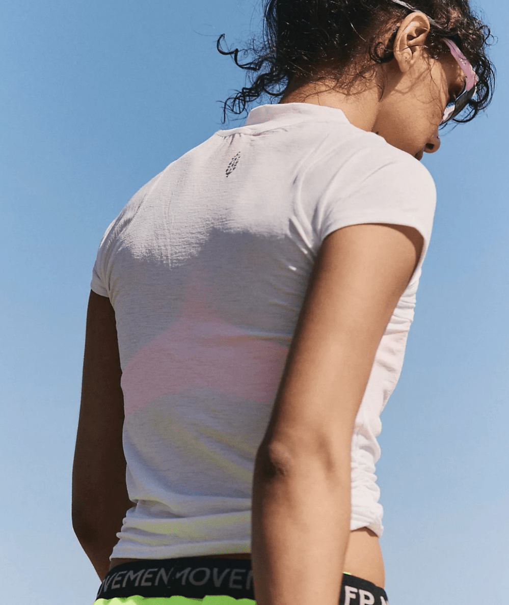 Women’s Tempo Ruched Short Sleeve Tee - CAKEWISH