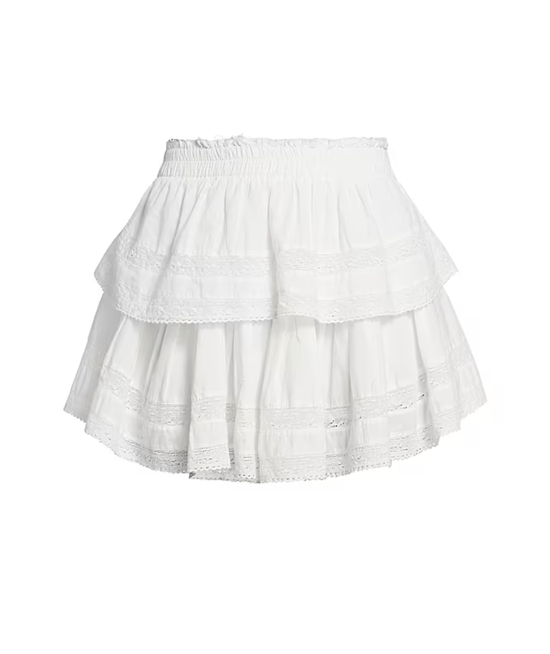 Women’s Vintage Plum Ruffle Mini Skirt - CAKEWISH