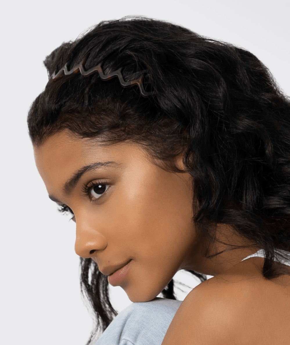 Zig Zag Headband 2-Piece Set – Black & Tortoise - CAKEWISH